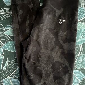 Gymshark camo black seamless leggings